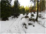 Jamnik - Partisan cottage on Vodiška planina